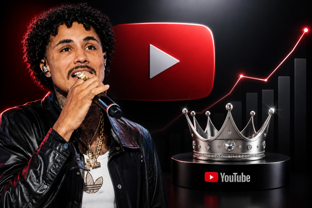 MC Livinho domina ranking de views no YouTube e reforça força do funk em 2026