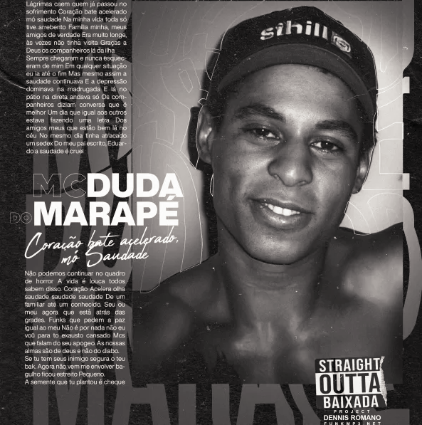 11 anos da morte de Duda do Marapé: Confira o legado que o funkeiro deixou