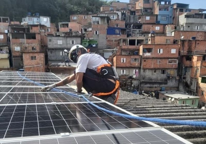 Favela Marte será a 1ª do Brasil a utilizar energia solar