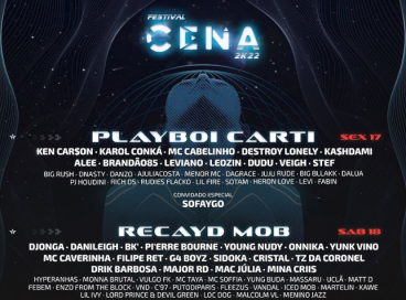 Festival CENA 2K22 anuncia line-up completo com mais de 100 atrações nacionais e internacionais