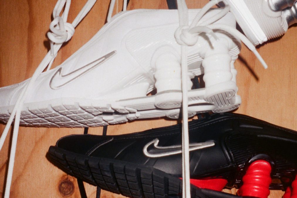 Vista modo texto Nike Shox '4 Molas' ganha versão bico fino - KondZilla