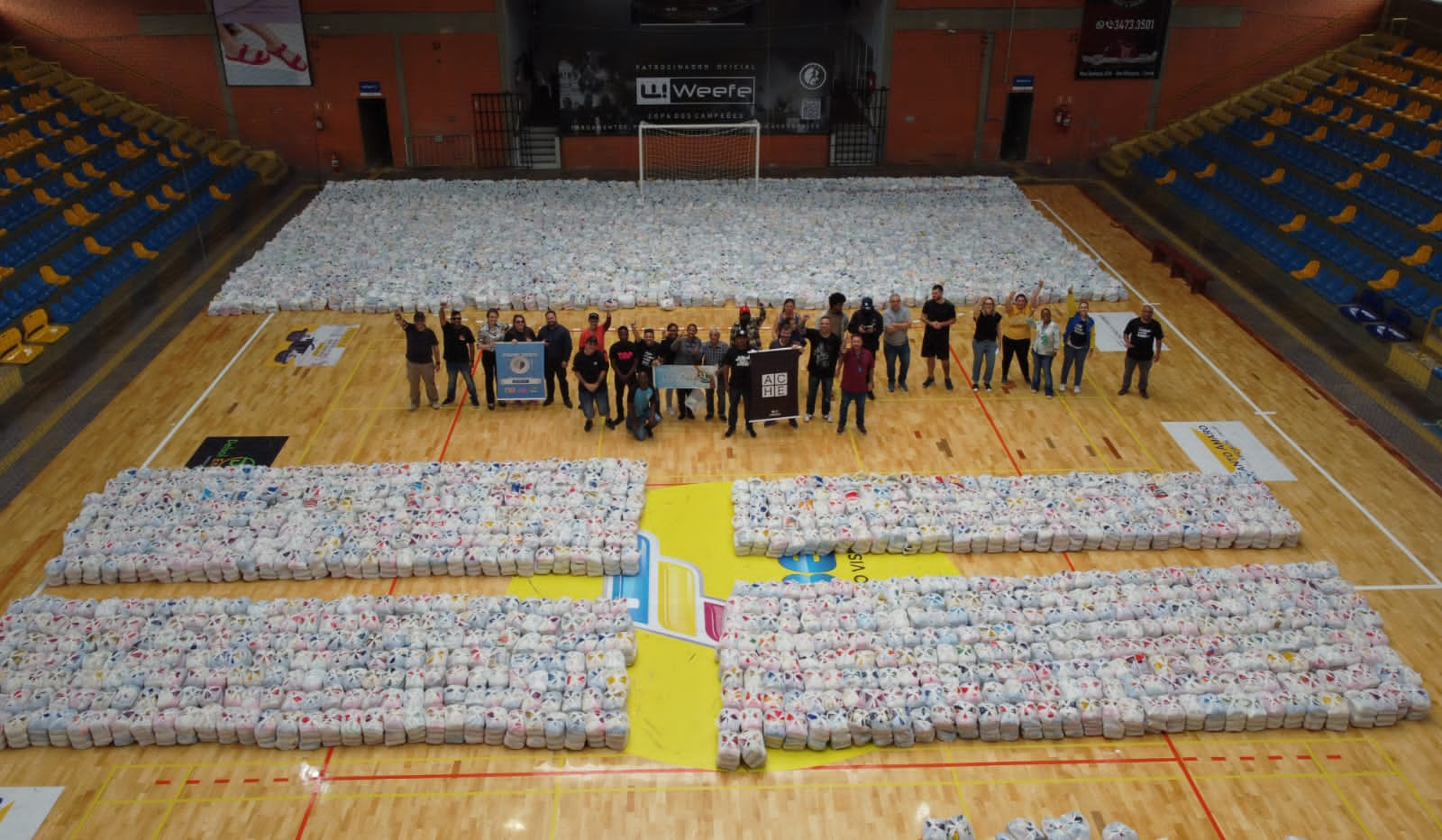 Festival Rap In Cena entrega mais de 60 toneladas de alimentos para 41 instituições gaúchas